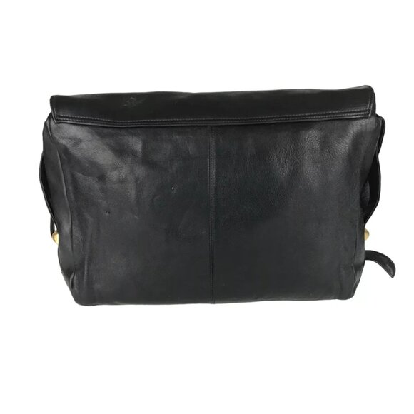Preswick & Moore Black Womens Adjustable Strap Snap Inner Pockets Messenger‎ Bag - Picture 4 of 10